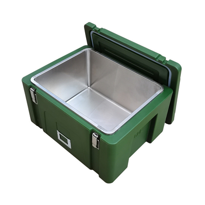 Gabinete militar 60L del arroz del ejército de los contenedores de almacenamiento de la comida del aislamiento de la PU del PE
