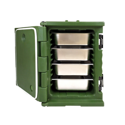 envases de comida de sobra militares 90L, comida aislada Pan Carrier