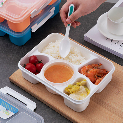 recipientes plásticos reutilizables del almuerzo 1170ml con las tazas del agua de la sopa