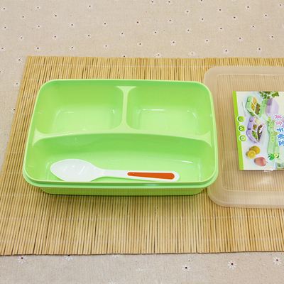 Recipientes plásticos reutilizables del almuerzo de los niños, BPA Bento Lunch Box libre
