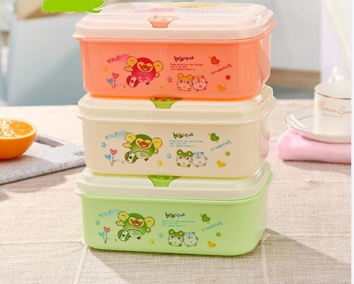 recipientes plásticos reutilizables del almuerzo 960ml, recipientes reutilizables de la preparación de la comida