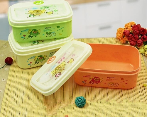 recipientes plásticos reutilizables del almuerzo 960ml, recipientes reutilizables de la preparación de la comida