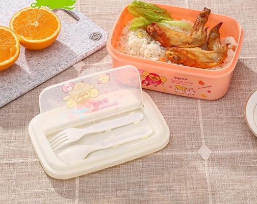 recipientes plásticos reutilizables del almuerzo 960ml, recipientes reutilizables de la preparación de la comida