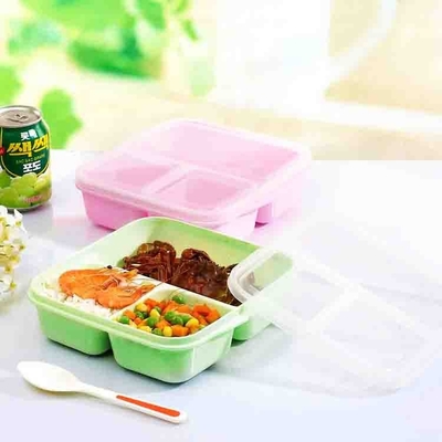 Compartimiento reutilizable Bento Lunch Box 1000ml de los PP 3