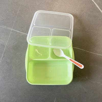 Compartimiento reutilizable Bento Lunch Box 1000ml de los PP 3