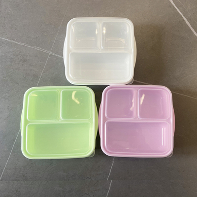 Compartimiento reutilizable Bento Lunch Box 1000ml de los PP 3