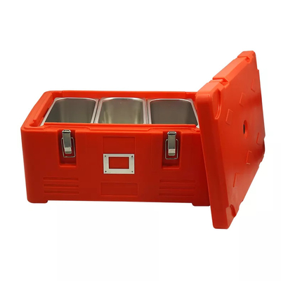 GN de acero inoxidable aisló la caja termal 30L de Pan Carrier Rotomold Plastic PE de la comida