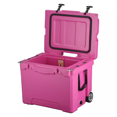 Nevera rotomoldeada duradera para exteriores para acampar, pescar y transportar alimentos