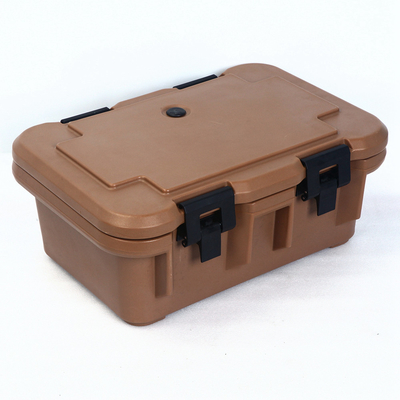 Carga superior aislada apilable de la caja del transporte de la comida para las cacerolas de GN