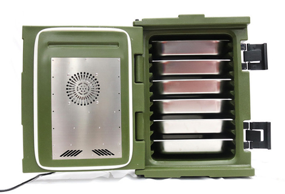 Los envases de comida aislados militares eléctricos, 90L calentaron la comida Pan Carrier
