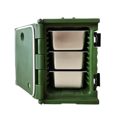 envases de comida de sobra militares 90L, comida aislada Pan Carrier